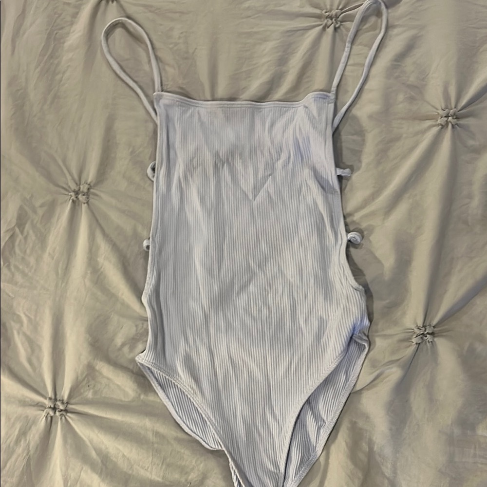 Lavender Strappy Bodysuit